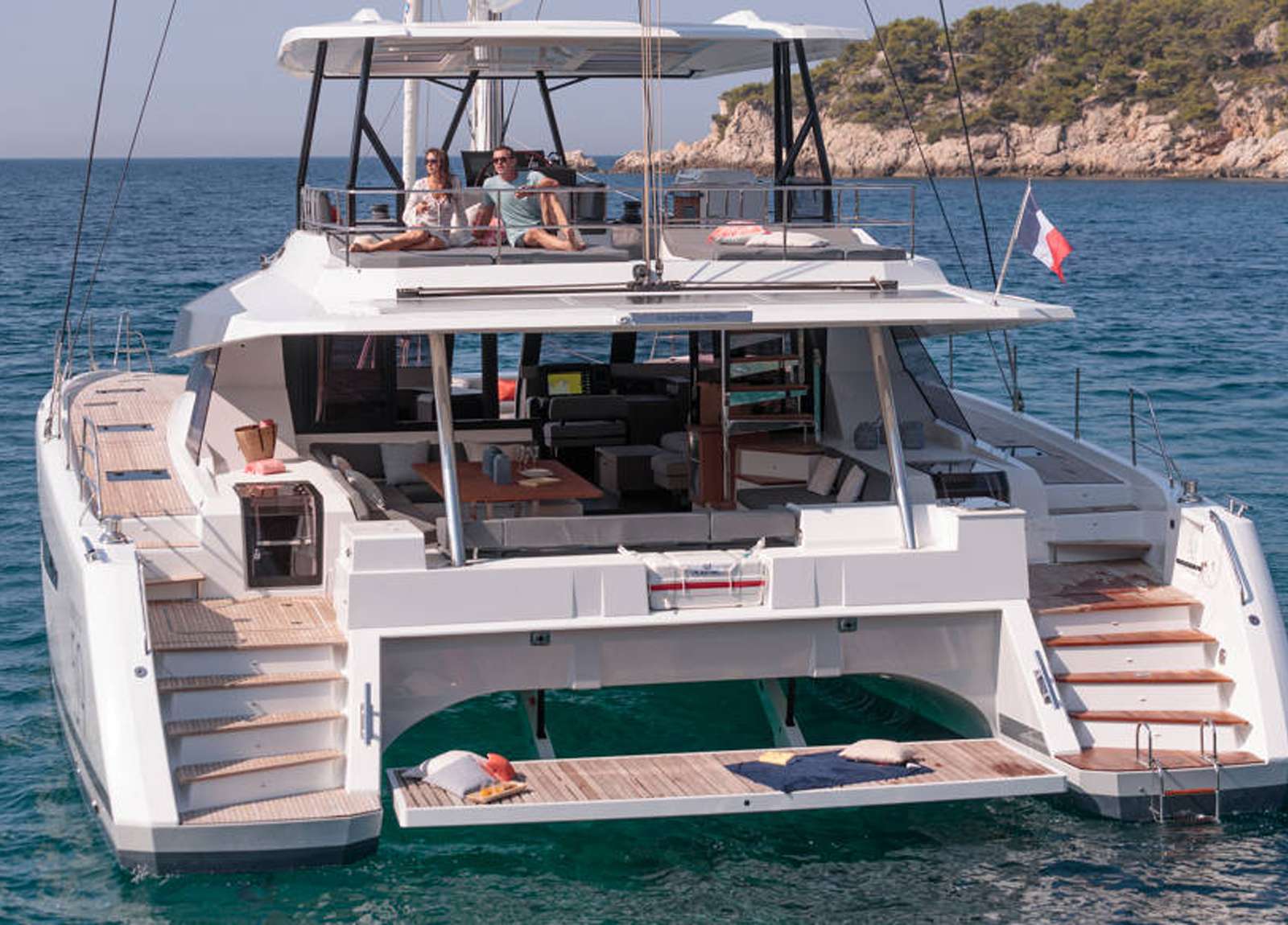 rear-luxury-catamaran-fountaine-pajot-samana-59-alma-greece